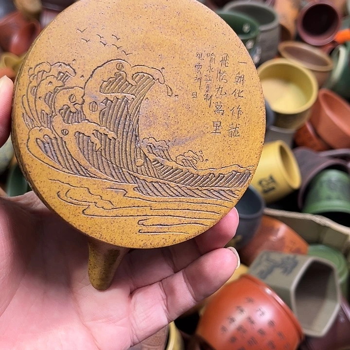 紫砂茶杯全手工紫砂主人杯