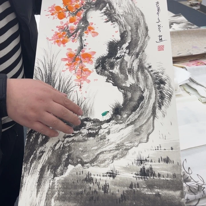 国画绘画手绘作品