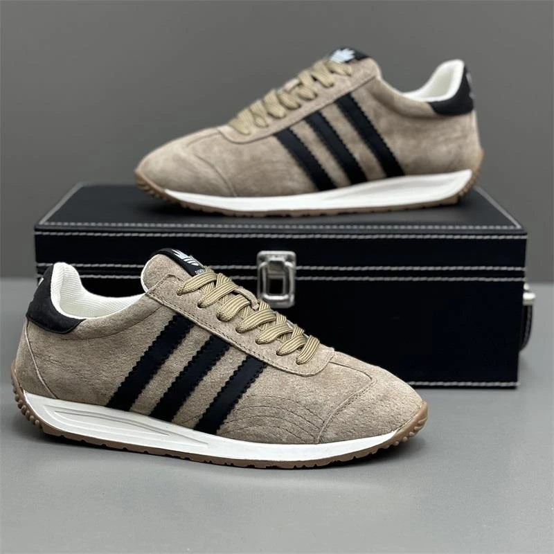 【香港DcSU&Shoes官方正品】男鞋2025秋季新款低帮翻毛皮阿甘鞋三