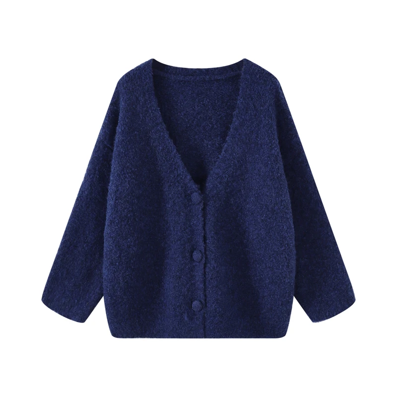 AOSER季慵懒风中长款针织女毛针织衫加厚休闲毛衣舒适25067