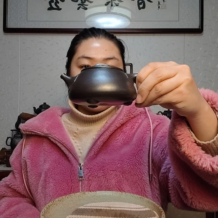 茶壶朱泥石黄如意石瓢200毫升