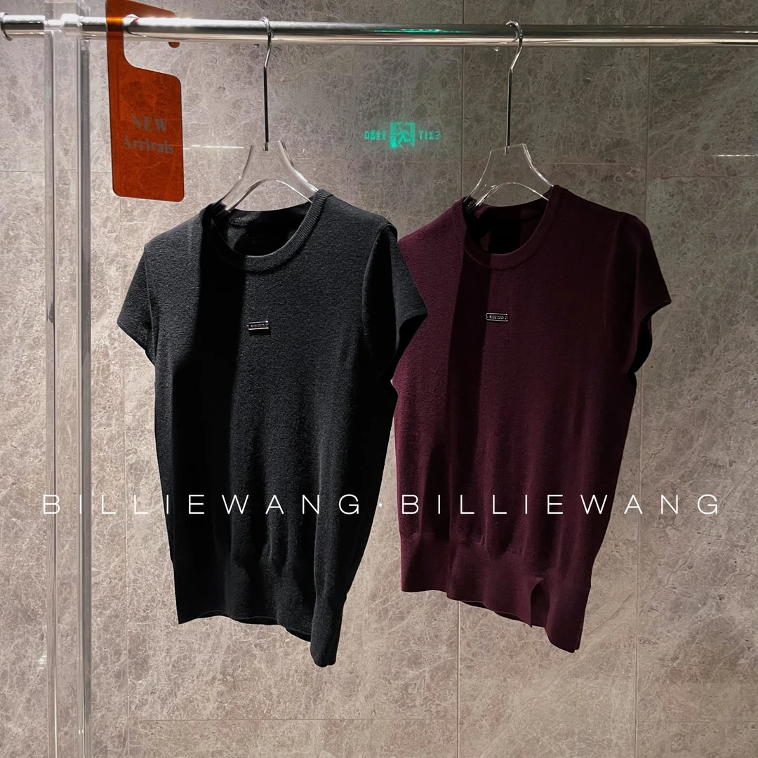BW独立设计师高定系列｜洋气下摆开叉金属牌绵羊毛上衣