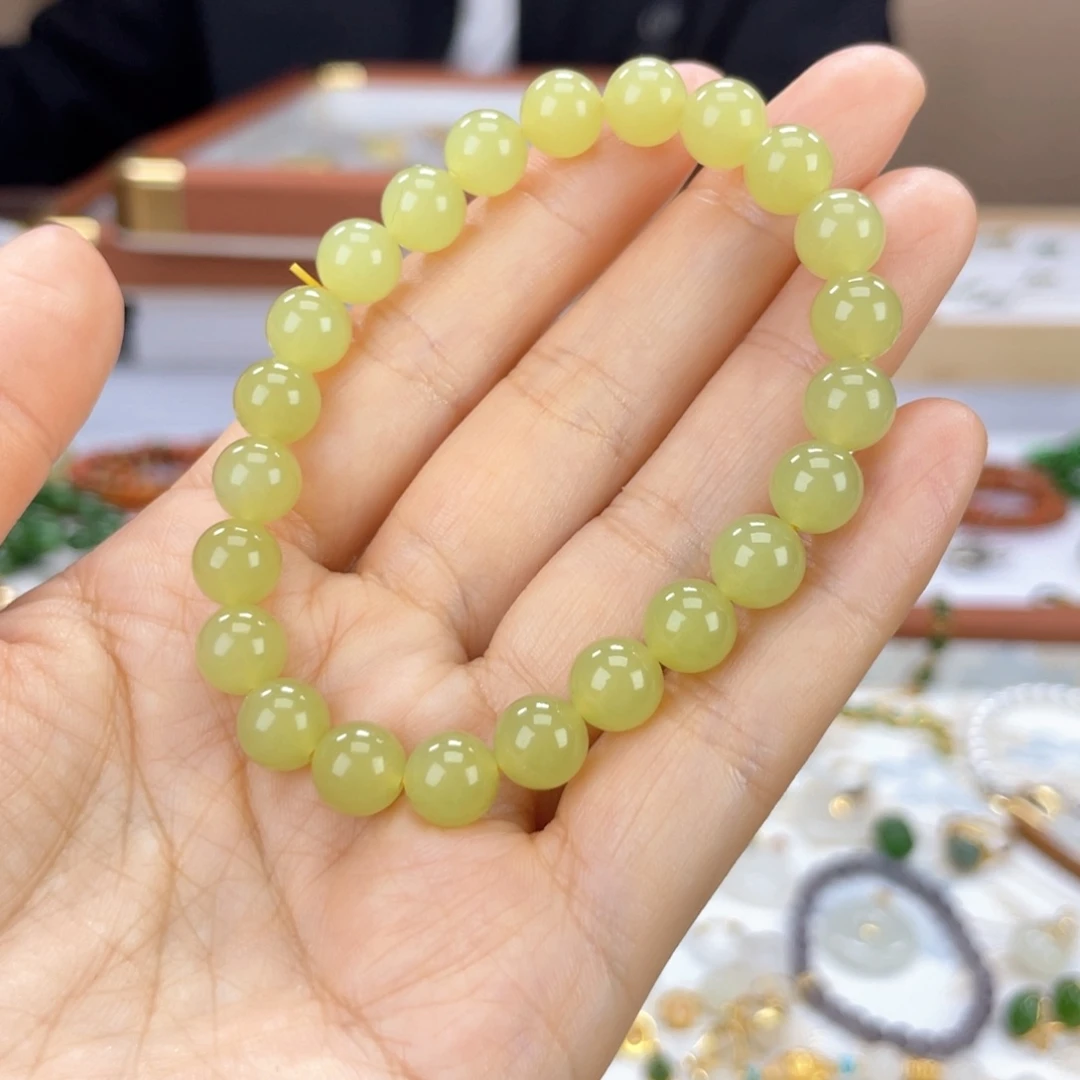 未镶嵌手串和田玉卡8