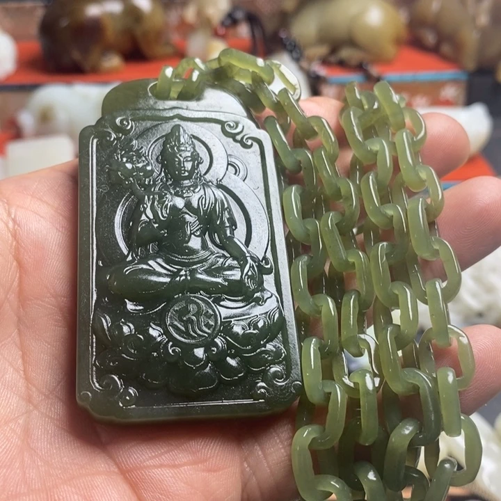 未镶嵌和田玉挂件乾*