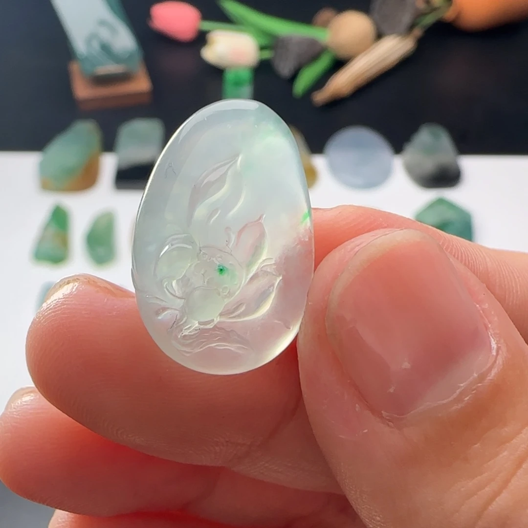 定制翡翠未镶嵌材料