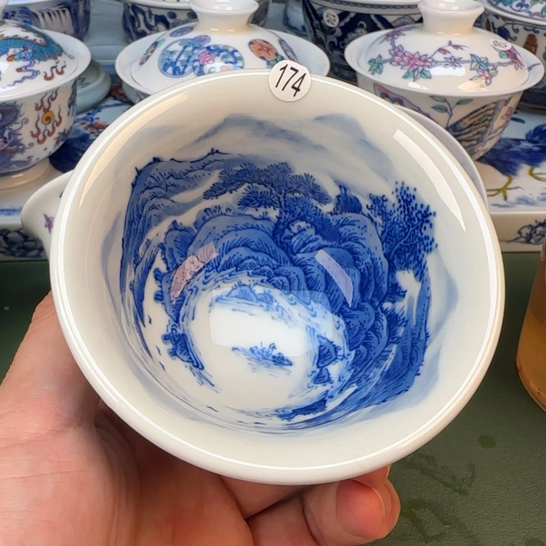 彦祖纯手工手绘茶具174