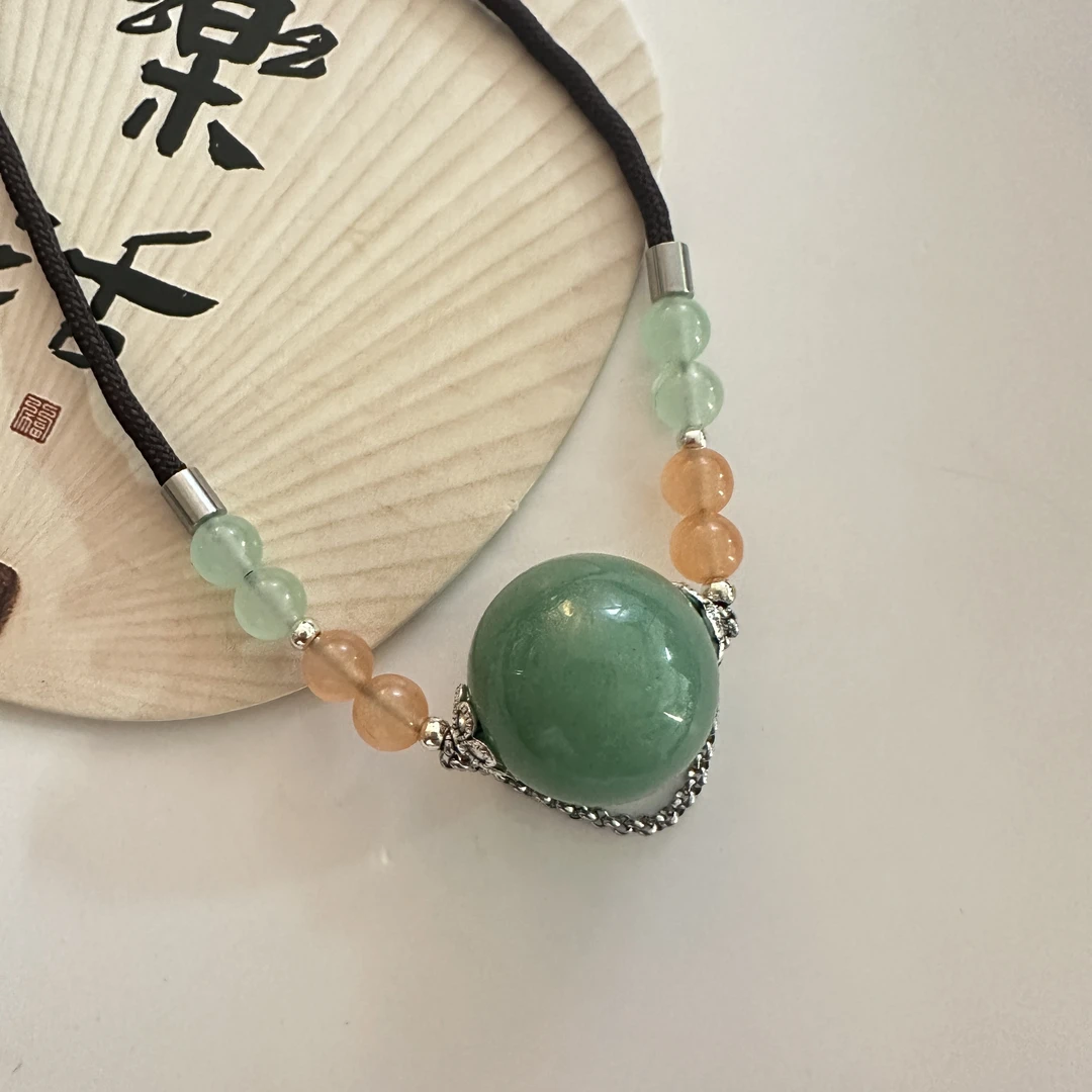 ［0094］转转珠东陵玉挂件配饰多样性选其一