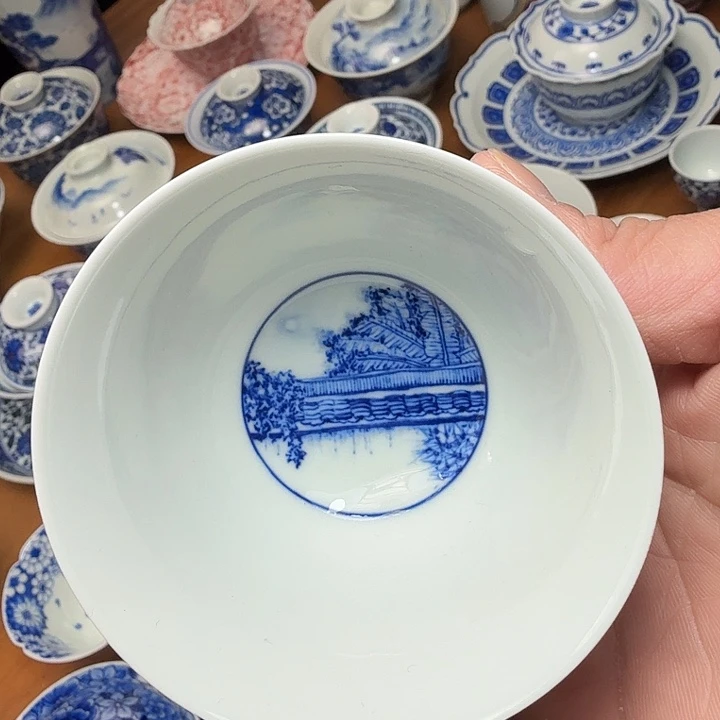 手绘财神福利款单杯