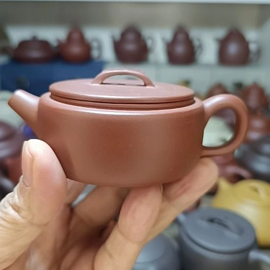 茶壶紫砂原矿清水泥汉瓦130cc半手工