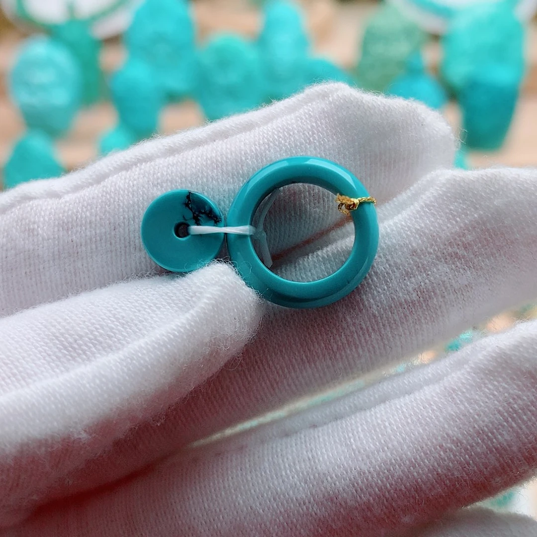 绿松石未镶嵌配饰