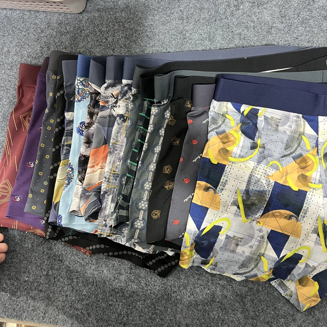 YPM1078男内裤印花莫舒适男内裤平角裤内裤花内杂印花