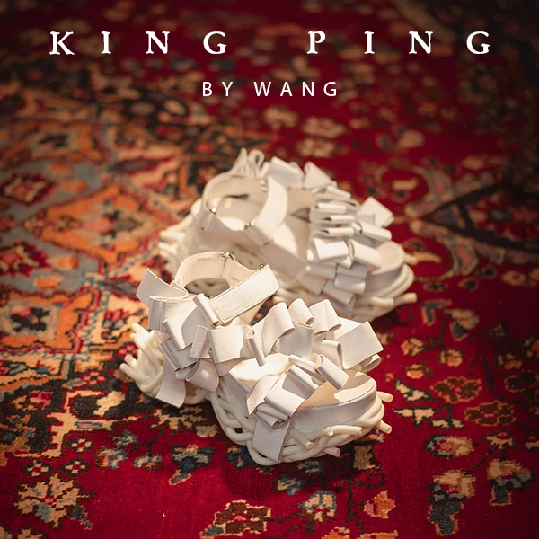 《虫洞》KING PING by WANG原创设计师品牌凉鞋舒适百搭时尚X35171