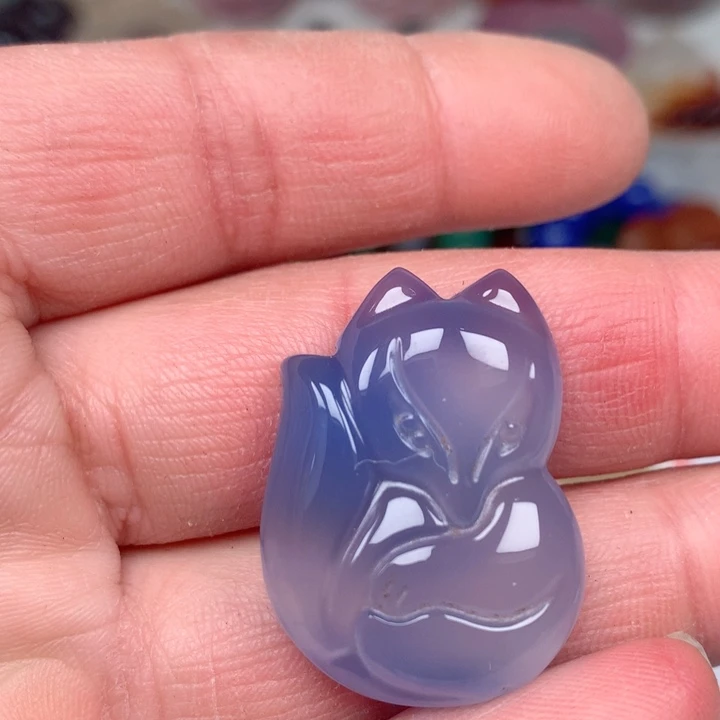 玛瑙/玉髓颈饰未镶嵌紫*籽