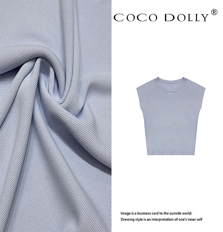 COCO DOLLY韩版时尚休闲百搭修身型飞飞袖小众打底T恤9507