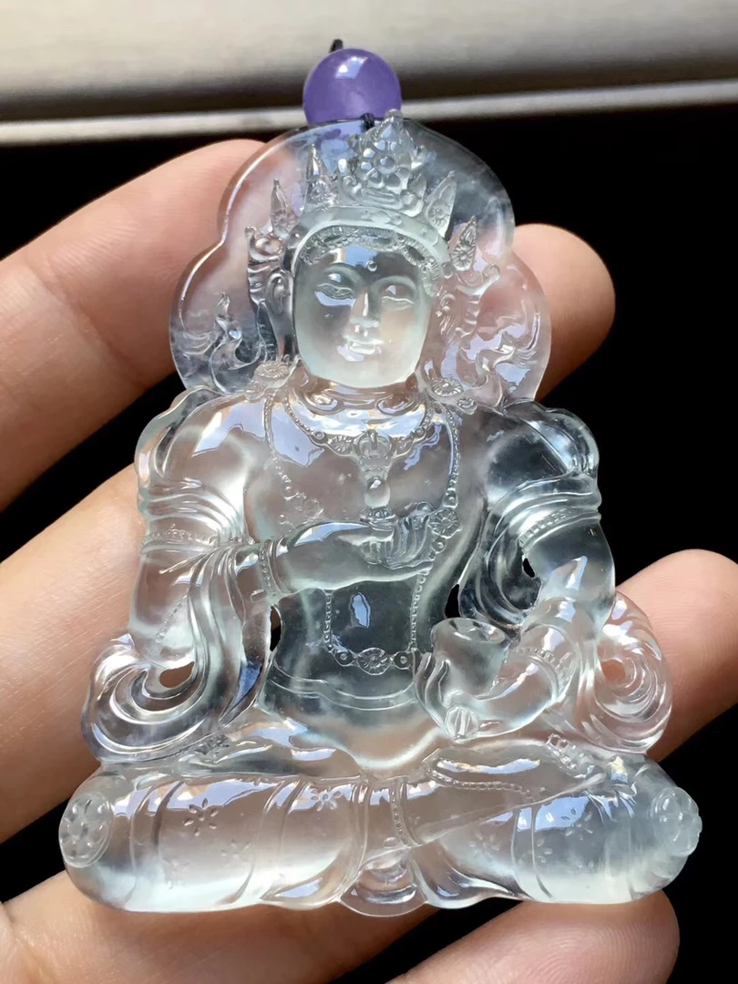 缅甸翡翠A货吊坠
