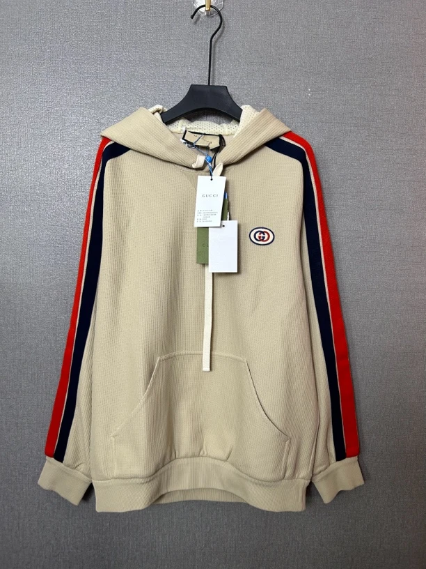 未使用 GUCCI/古驰 在售爆款卡其色连帽卫衣