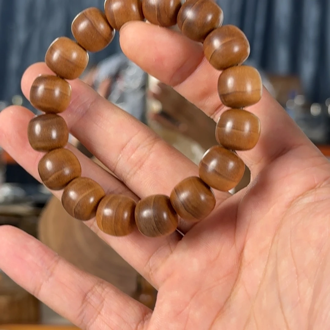 檀香木其他福利沉水级王系列十号料“百年虫漏”1314横黑