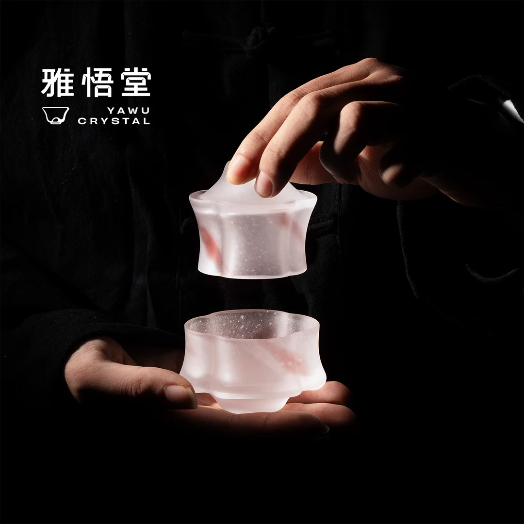 無真堂云合同心杯泡茶茶杯茶具古法琉璃茶道品茗杯家用喝茶主人杯