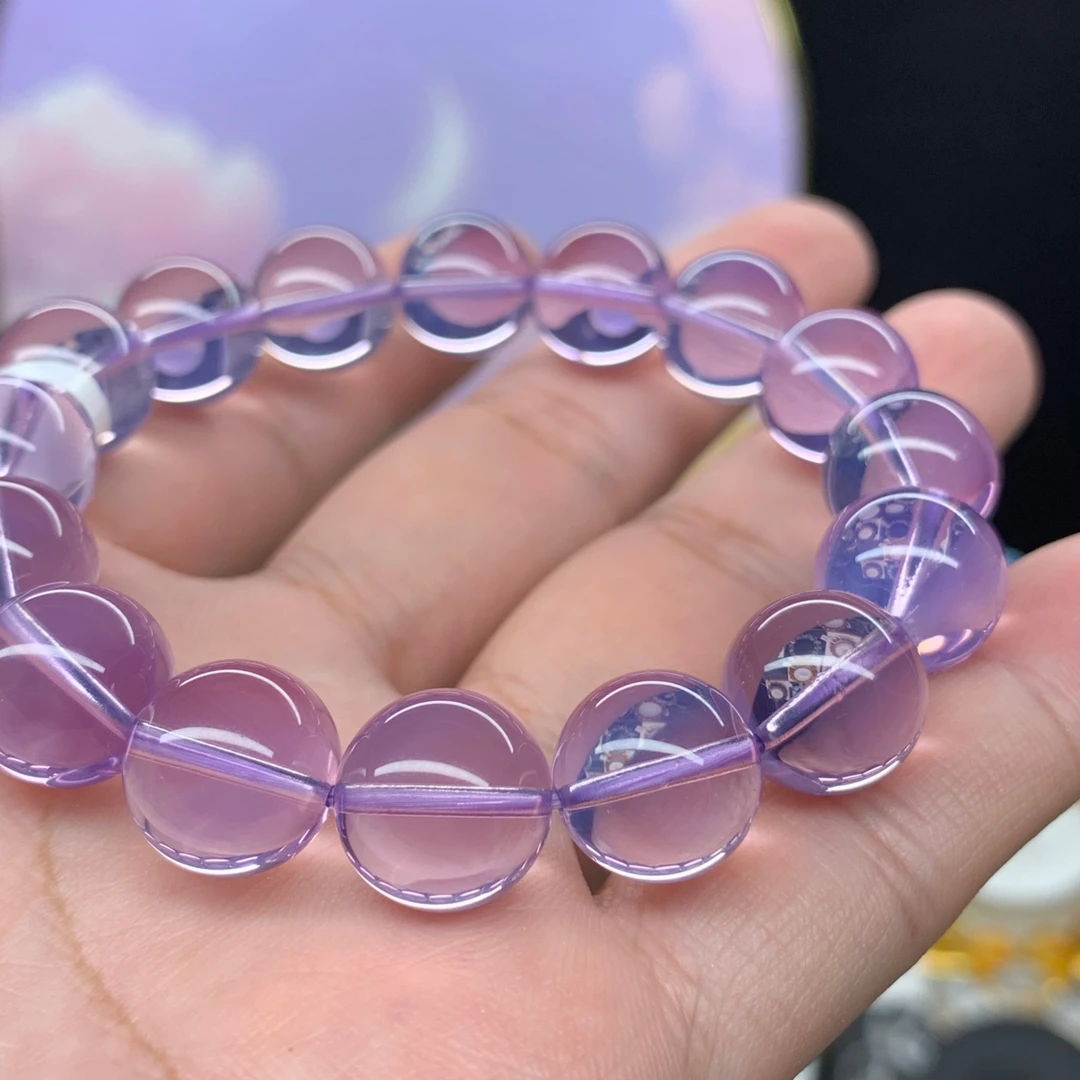 天然紫玉晶/水晶/天花板收藏级/情绪压力直觉智慧灵性冥想