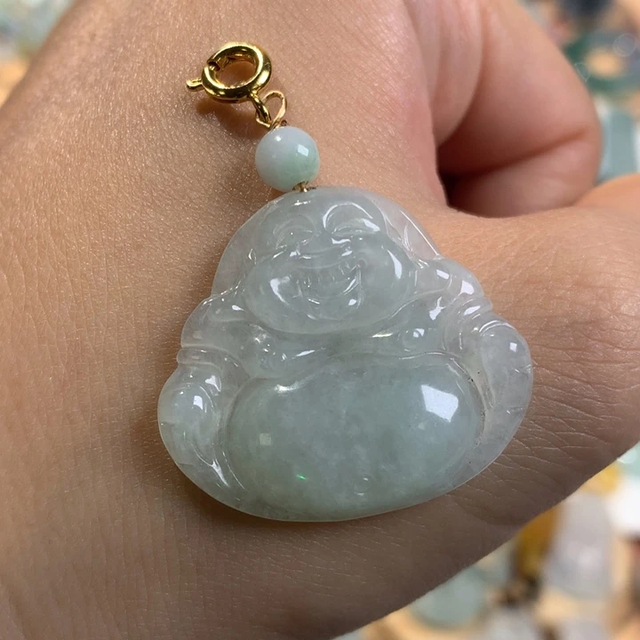 颈饰未镶嵌翡翠佛公