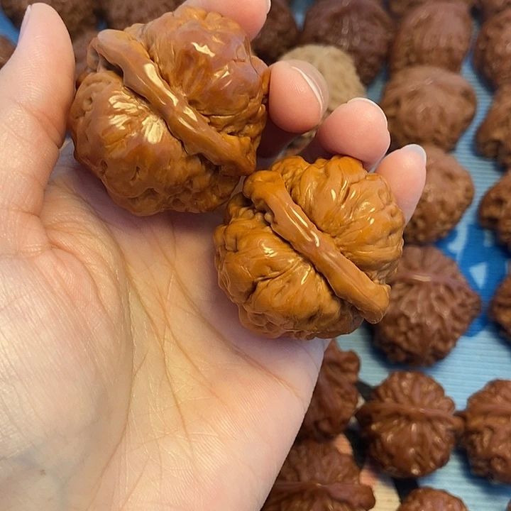 吊坠文玩核桃40蛤麻
