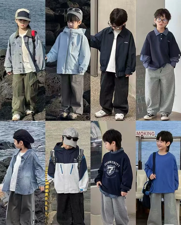 秋【601-650】秋冬儿童新款痞帅反季上衣