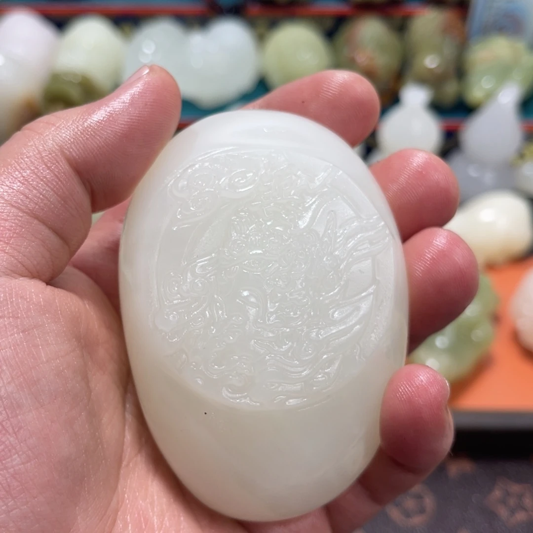 石材石材方解石手把件不退换