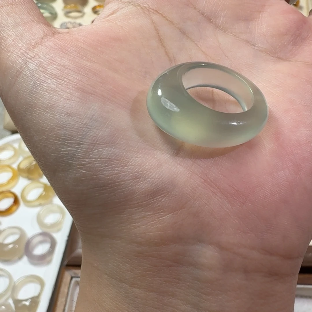 未镶嵌戒指玛瑙/玉髓954港16福利不退换