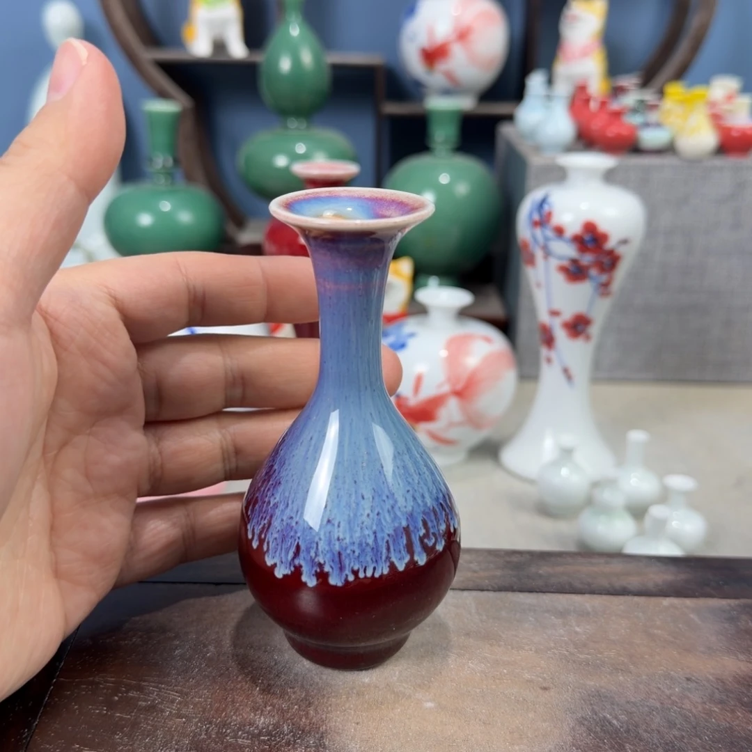 陶瓷手工小花器摆件