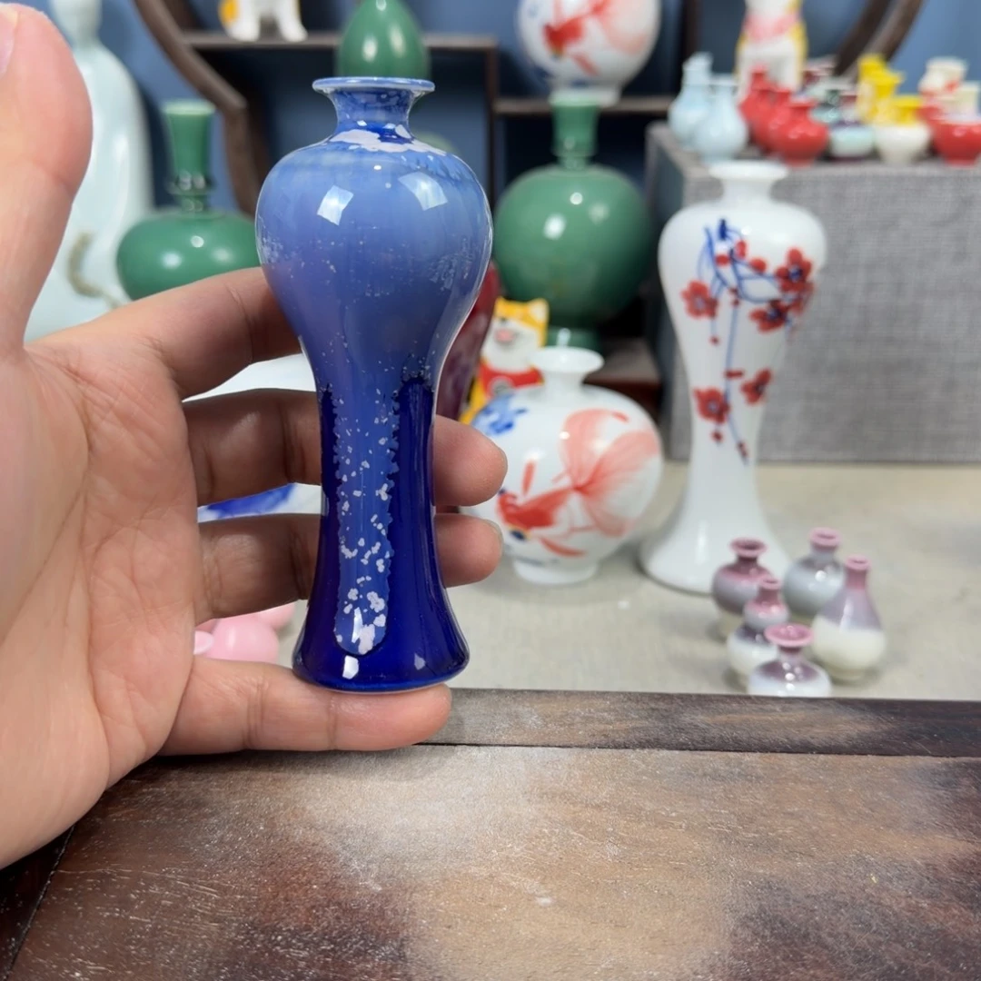 陶瓷手工小花器摆件
