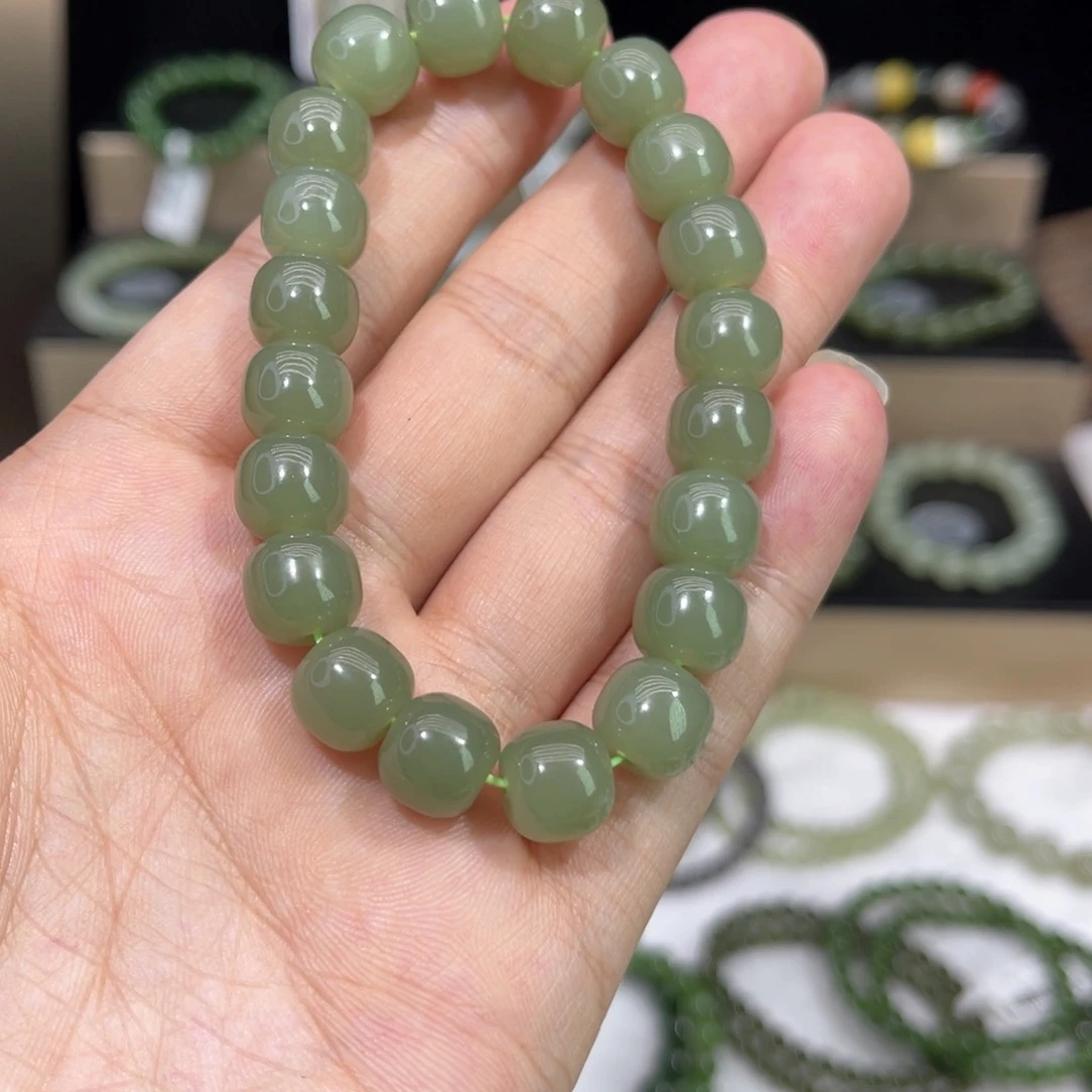 手链未镶嵌和田玉卡10老型珠