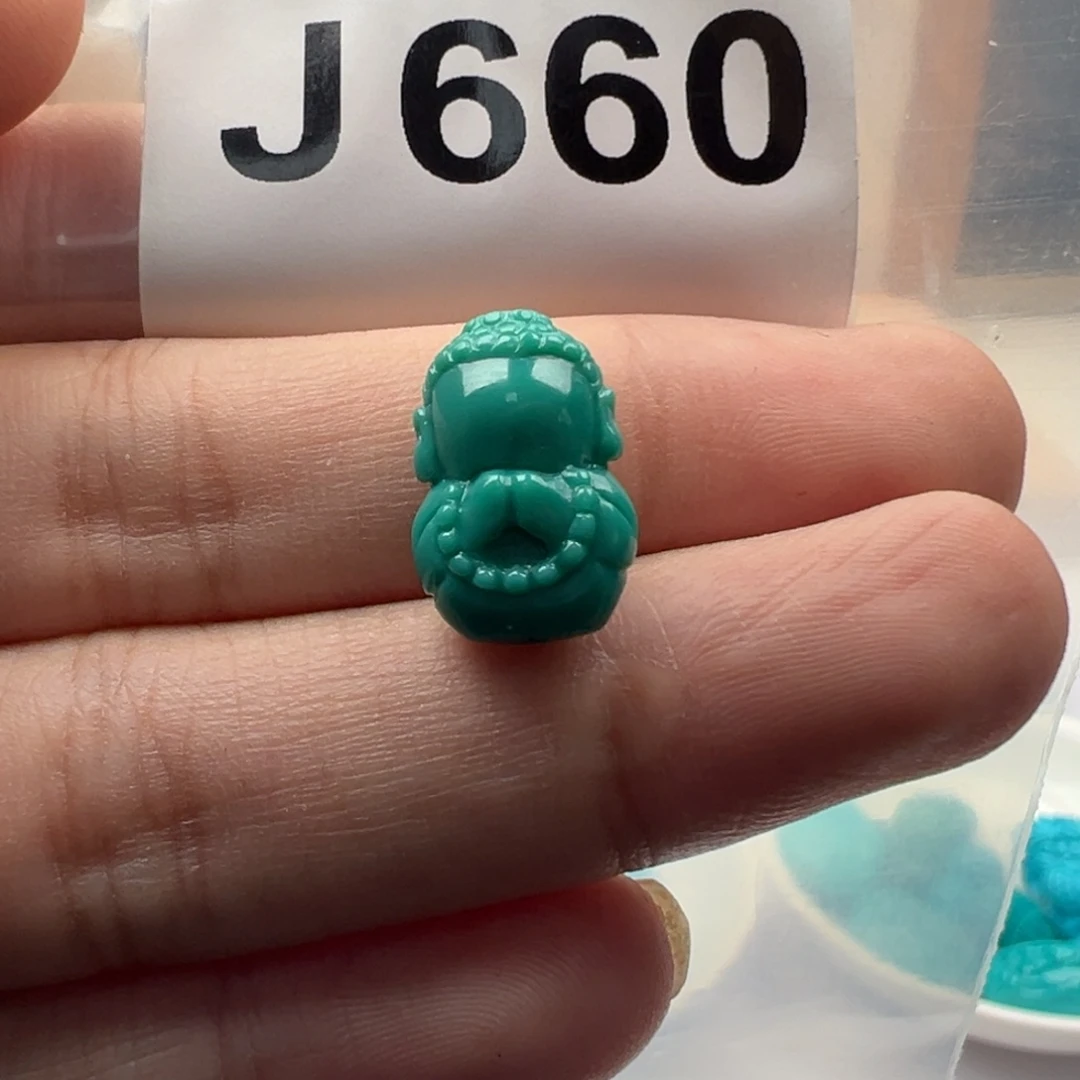 绿松石未镶嵌珠宝奇石玉化料无相佛