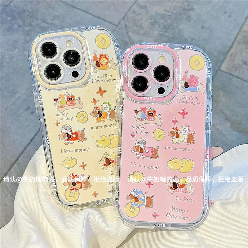 泡芙羽纱壳适用苹果16/iPhone/华为荣耀/OPPO/VIVO/小米/手机壳潮