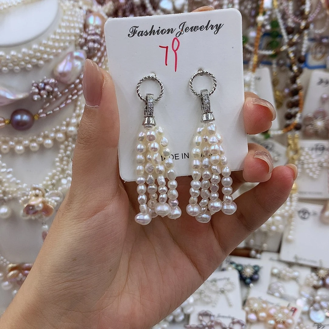 项圈银S925镶嵌淡水珍珠