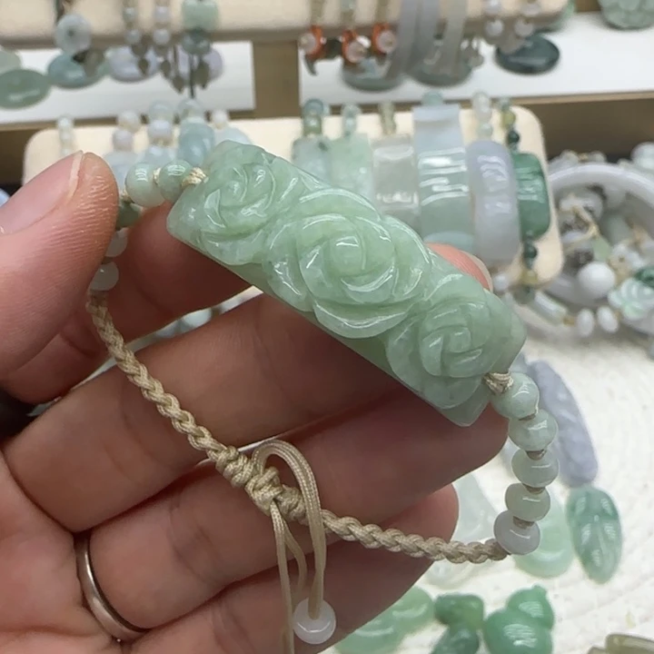 未镶嵌手链翡翠手牌