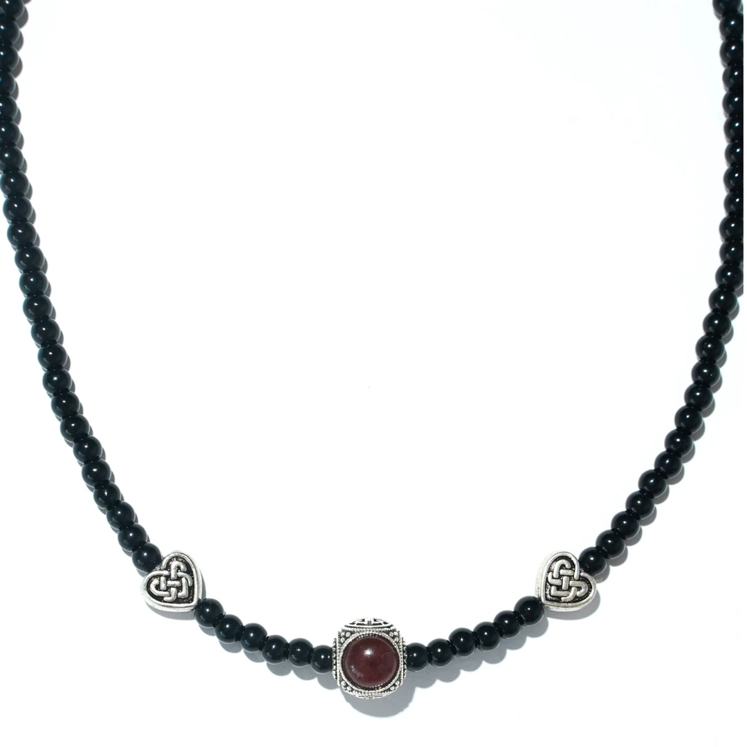 钛钢项链 AISA艾萨 【黑耀繁星】原创小众民计手工项链设计感时尚