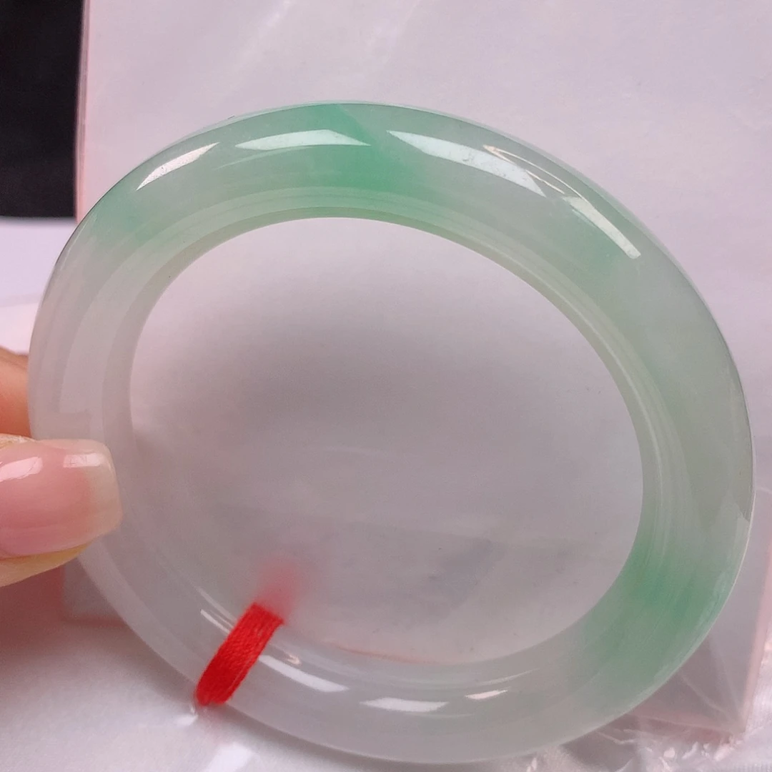 【闪购商品】未镶嵌手镯翡翠53+圆条手镯