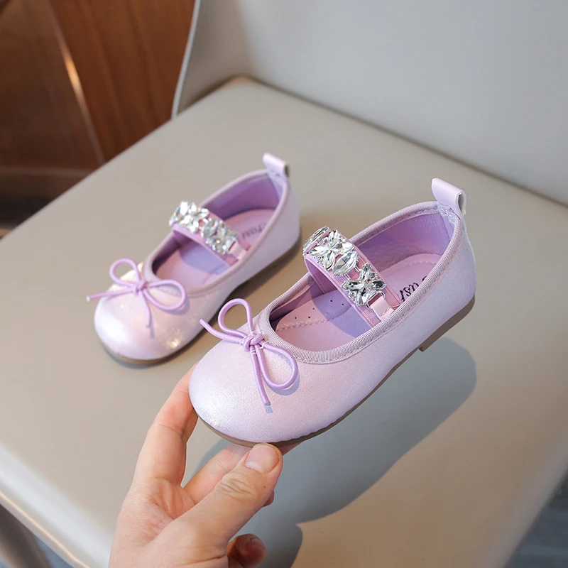 新款童鞋玛丽珍公主鞋女宝春季时尚软底防滑小女孩鞋浅口韩版百搭