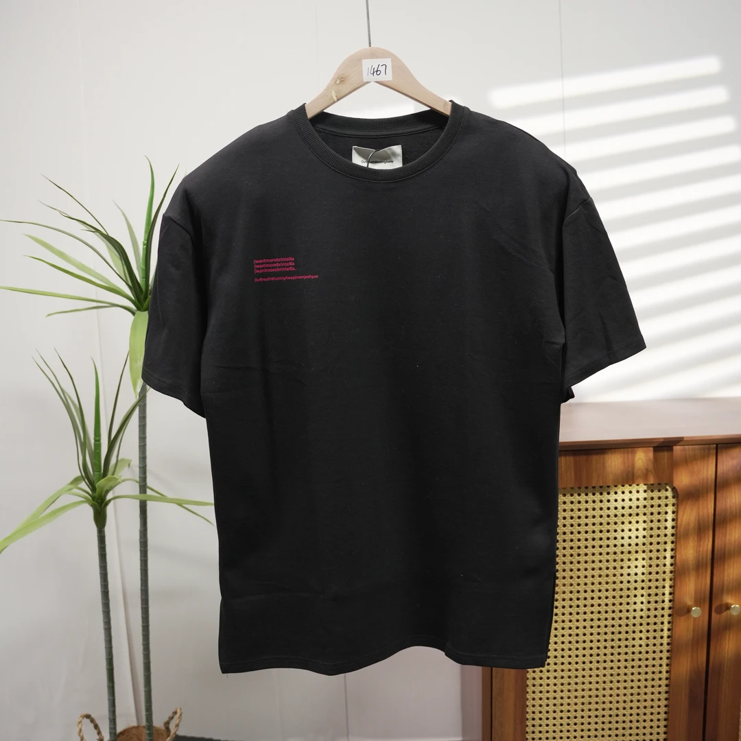 潮牌男女简约宽松时尚休闲百搭短袖1467-D2-3