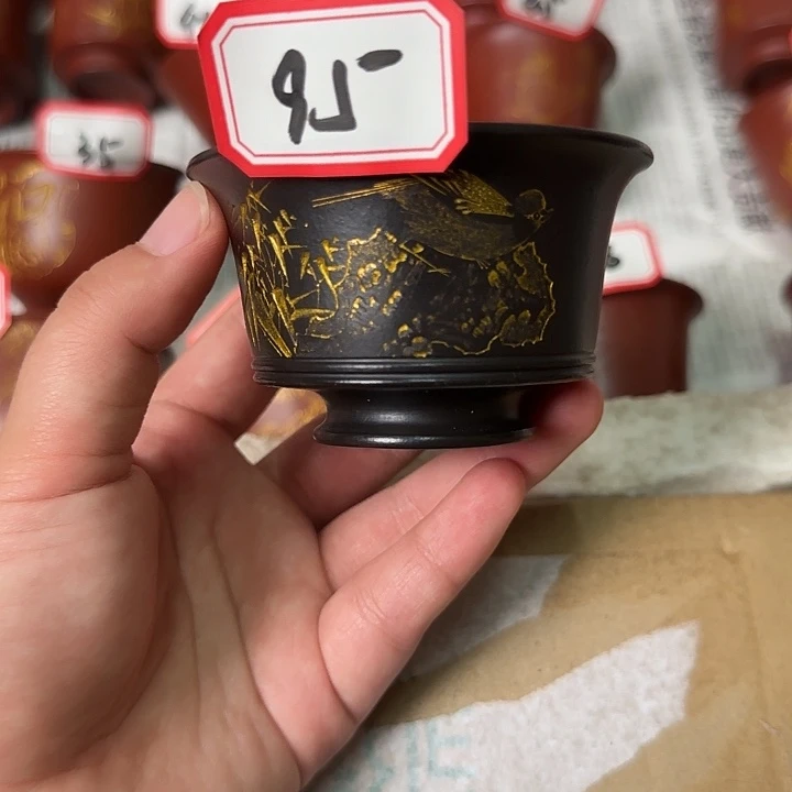 茶杯紫砂宜兴紫砂主人杯吧