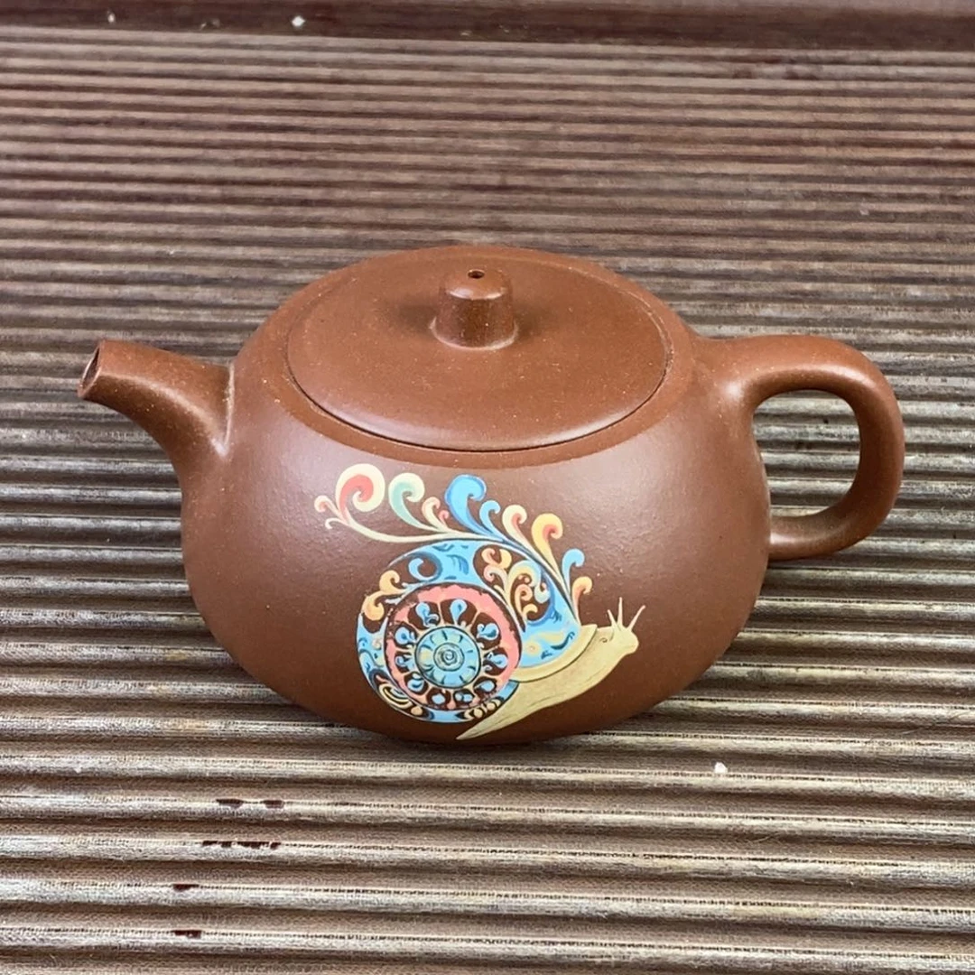 紫砂茶壶白3 井栏