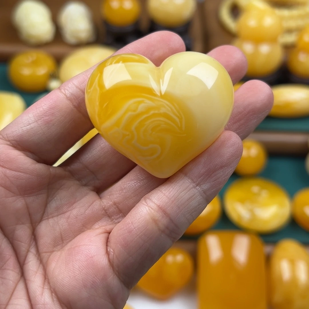 琥珀未镶嵌颈饰纯天然琥珀蜜蜡无优化