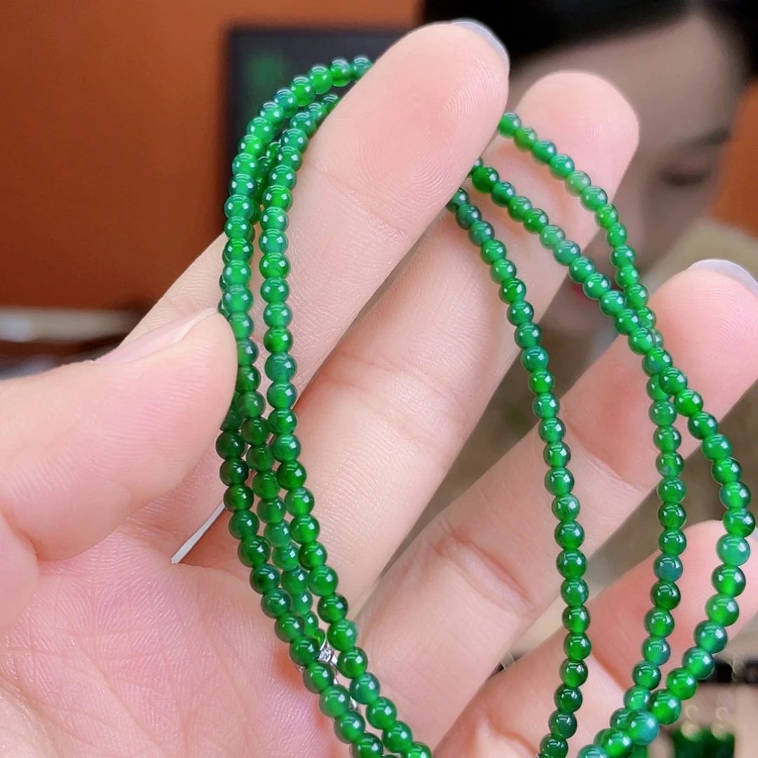 翡翠未镶嵌耳饰饰品