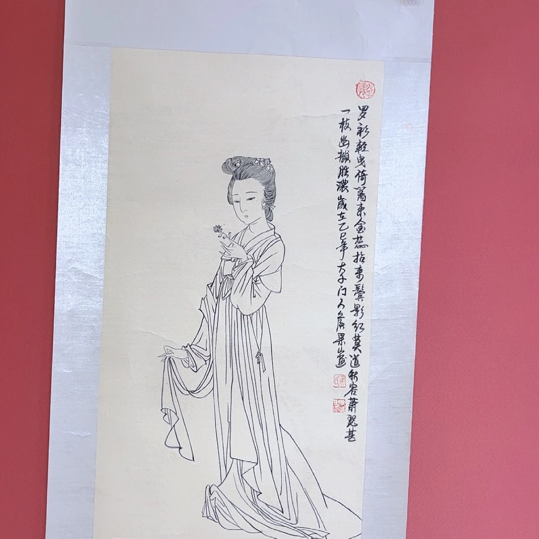 国画侯果山老师亲笔手绘作品朵