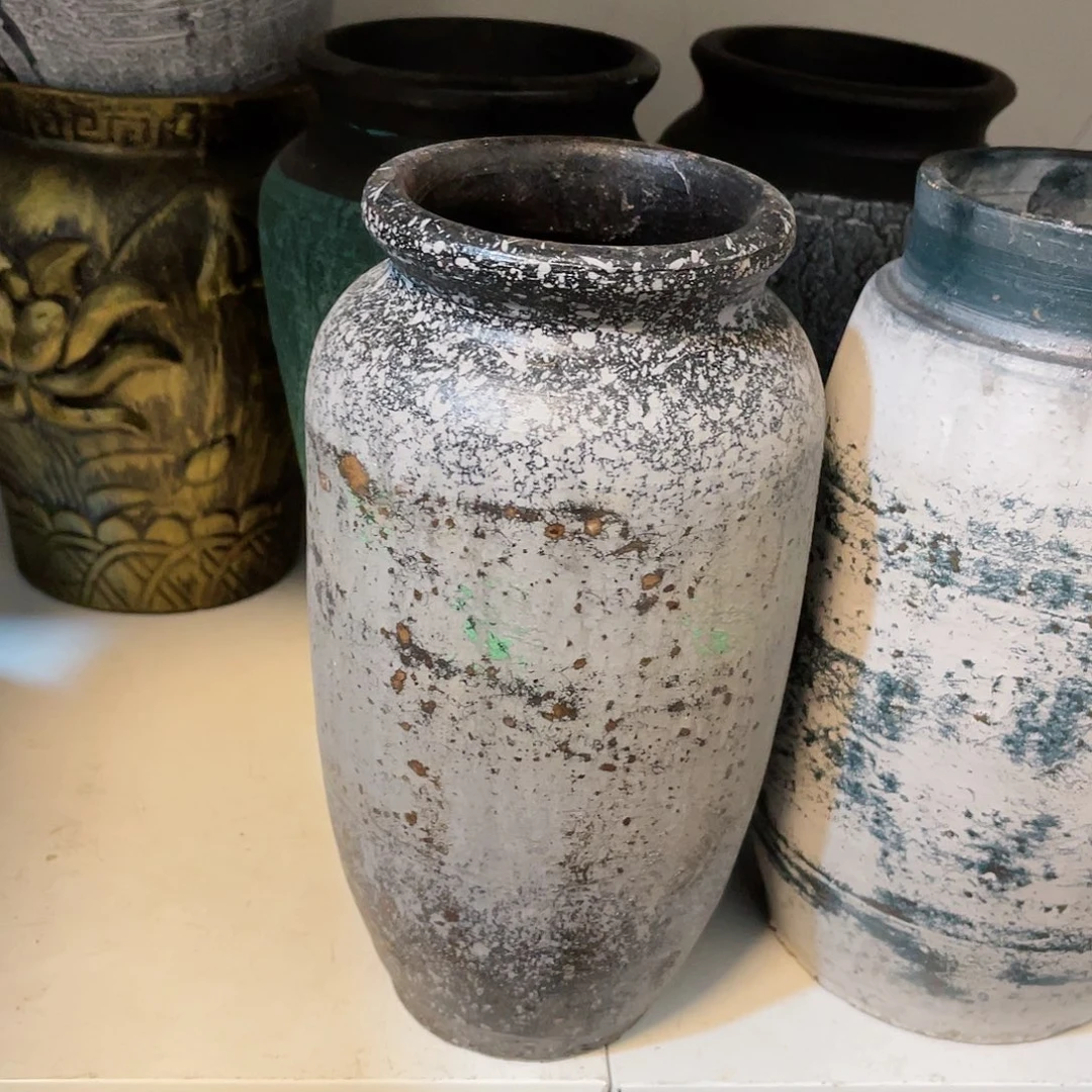 红陶无孔口径10高度23