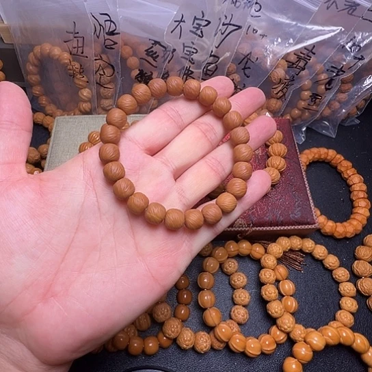 猴头核桃手串云锦10