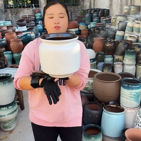 口21高22瑕疵一个盆子。