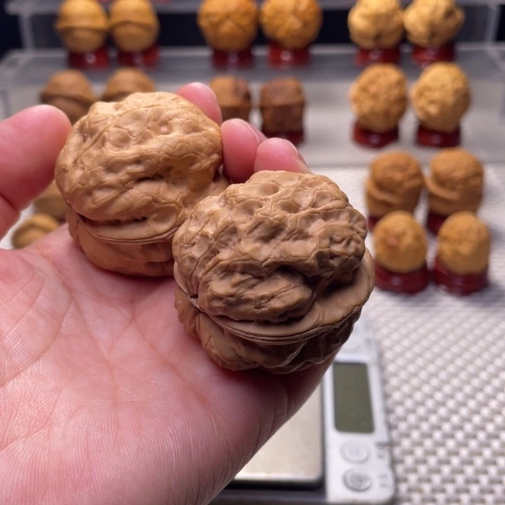 文玩核桃把件23金蟾疙瘩包