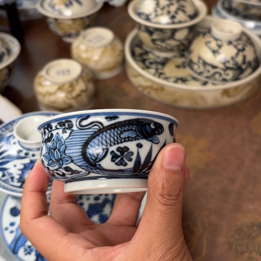 摆件景德镇手绘茶器