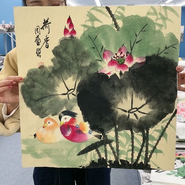 国画纯手绘国画作品鉴赏